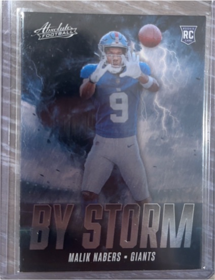 2024 Panini Absolute - By Storm #BS-MNS Malik Nabers — front