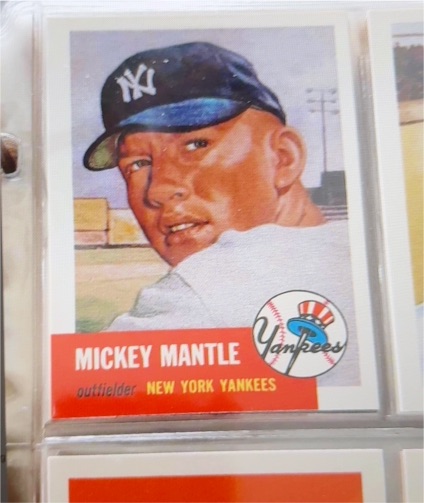 1953 Topps #82 Mickey Mantle — front