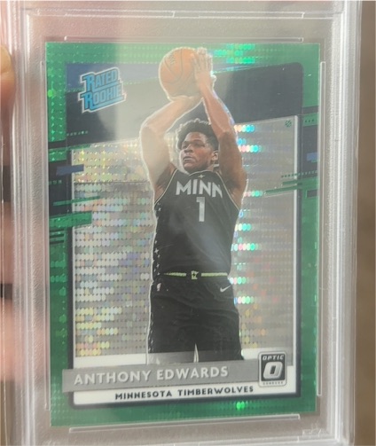 2020-21 Panini Donruss Optic #151 Anthony Edwards — front