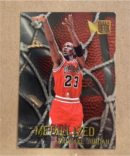 1996-97 Fleer Metal #128 Michael Jordan — front