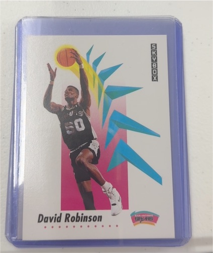 1991-92 SkyBox #261 David Robinson — front