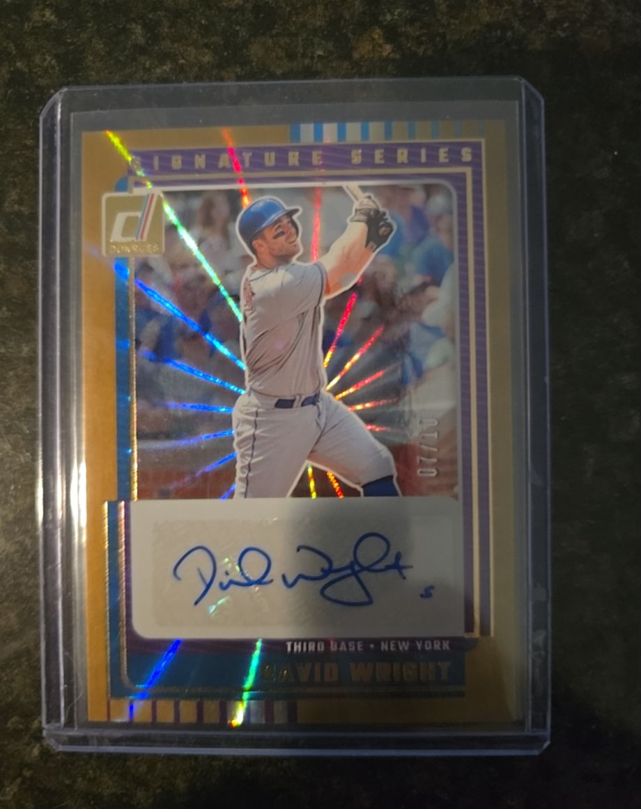 2025 Donruss Signature Series #SG-DWT David Wright — front