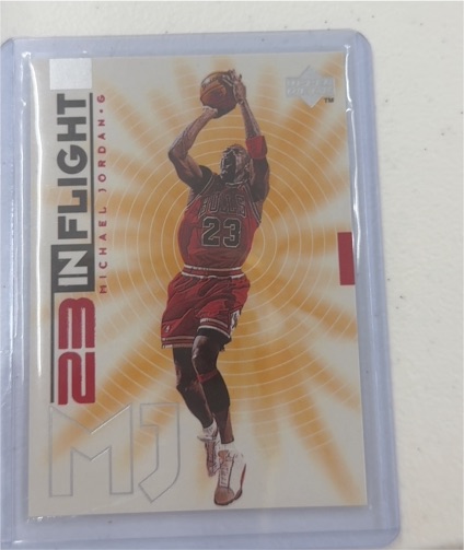 1998 Upper Deck Michael Jordan Living Legend 23 In Flight #IF14 Michael Jordan — front