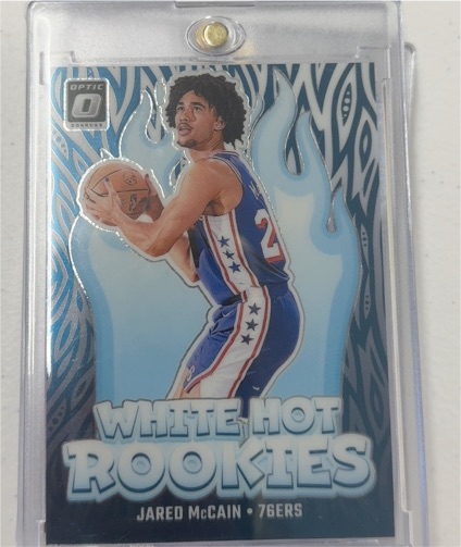2024-25 Panini Donruss Optic #2 Jared McCain White Hot Rookies — front