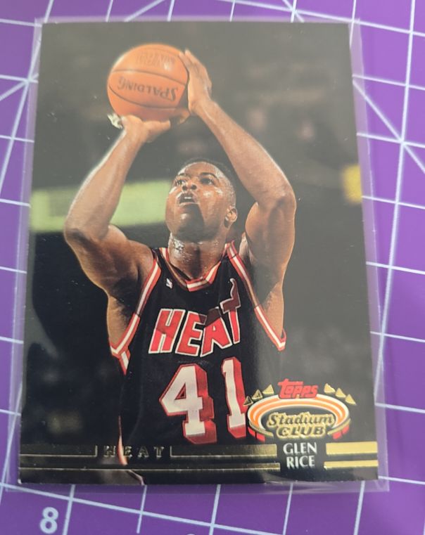 1992-93 Topps Stadium Club #180 Glen Rice — front