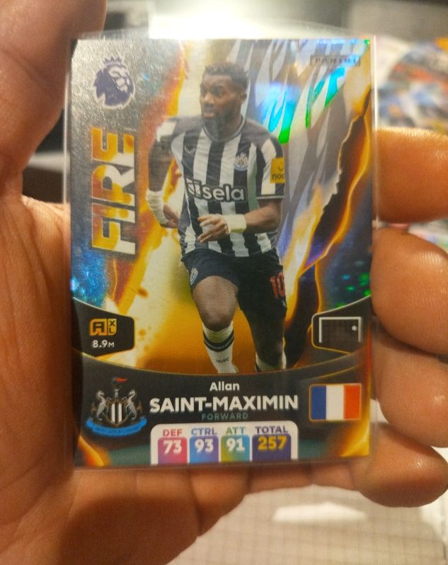 2024 Panini Adrenalyn XL Premier League #408 Allan Saint-Maximin Fire — front