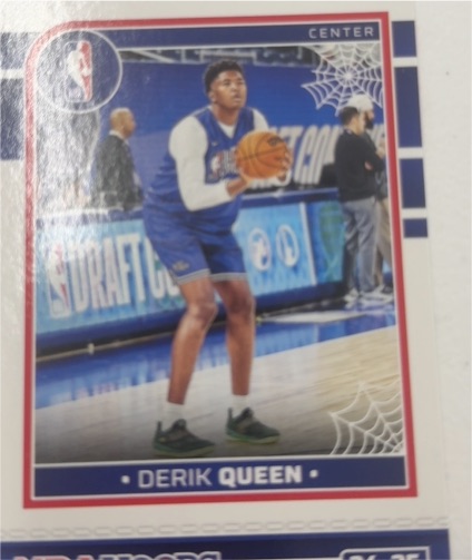 2024-25 Panini Haunted Hoops #5 Derik Queen — front
