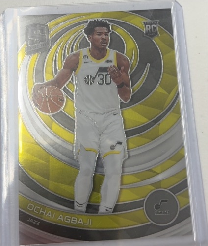 2022-23 Panini Spectra #164 Ochai Agbaji Rookie — front