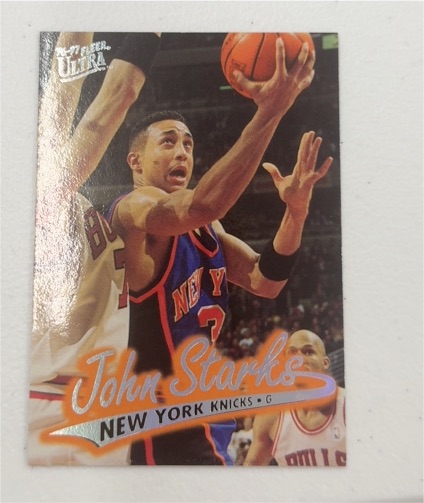 1996-97 Fleer Ultra #75 John Starks — front