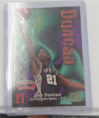 1997-98 Skybox Z-Force #111 Tim Duncan — front