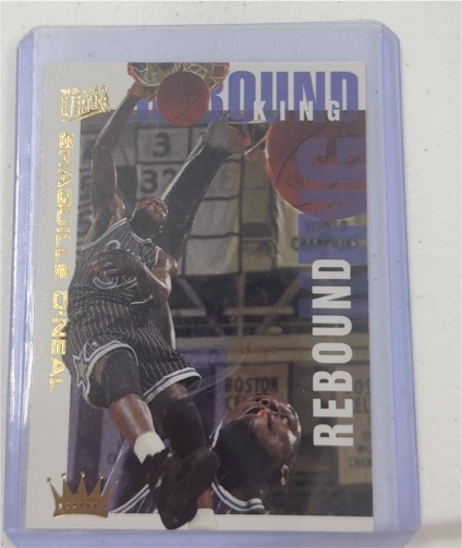 1994-95 Fleer Ultra #7 Shaquille O'Neal Rebound King — front