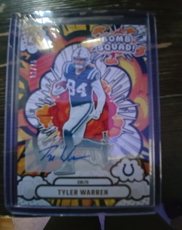 2025 Panini Donruss #BS-TWR Tyler Warren — front