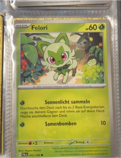 2023 Pokémon Paldea Evolved #012 Felori — front