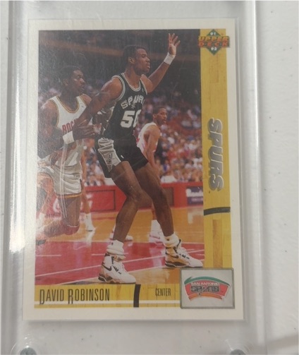 1991-92 Upper Deck #400 David Robinson — front