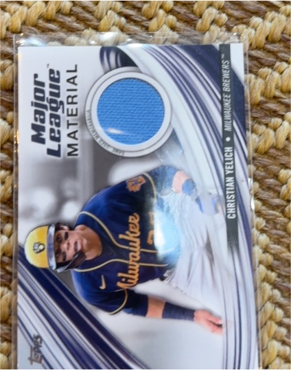 2023 Topps Major League Material #MLM-CY Christian Yelich — front