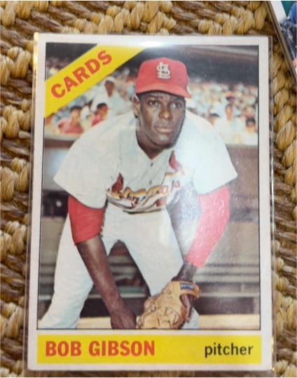 1966 Topps #320 Bob Gibson — front