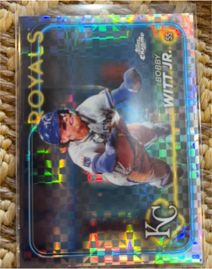 2024 Topps Chrome #120 Bobby Witt Jr. — front