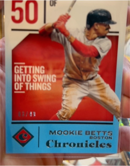 2018 Panini Chronicles #10 Mookie Betts — front