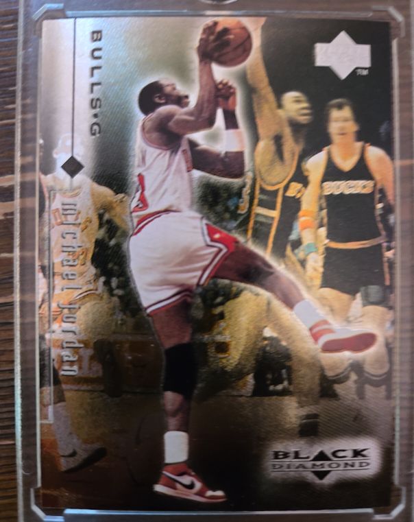 1998-99 Upper Deck Black Diamond #1 Michael Jordan — front