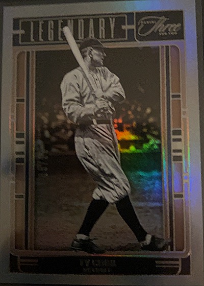 2023 Panini Three and Two Legendary #L-TYC Ty Cobb — front