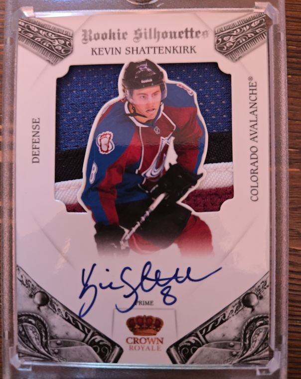 2010 Panini Crown Royale Rookie Silhouettes #Kevin Shattenkirk — front