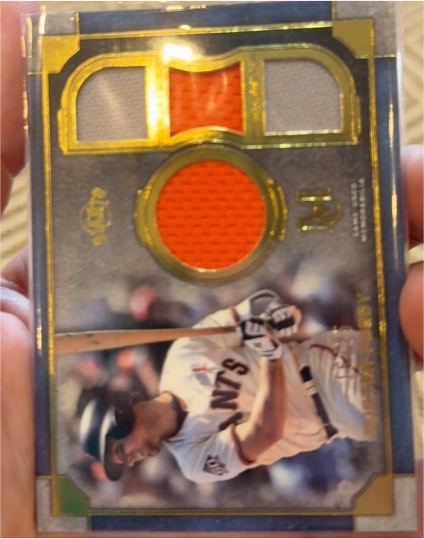 2001 Topps Pristine Primary Pieces Barry Bonds — front