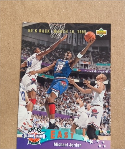 1992-93 Upper Deck #425 Michael Jordan He's Back All-Star Weekend East — front