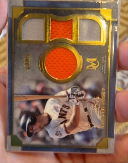 2019 Topps Museum Collection Primary Pieces Quad Relic Barry Bonds — front