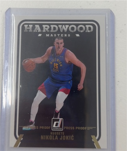 2024-25 Donruss #3 Nikola Jokic Hardwood Masters Press Proof — front