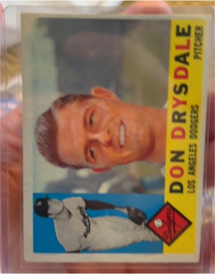1960 Topps #475 Don Drysdale — front