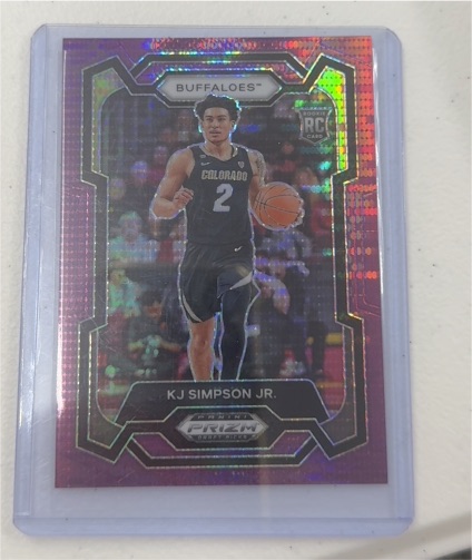 2024 Panini Prizm Draft Picks #93 KJ Simpson Jr. — front