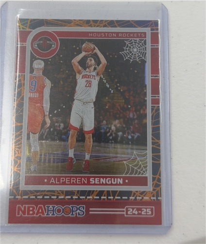 2024-25 Panini NBA Hoops Haunted Hoops #24-25 Alperen Sengun — front