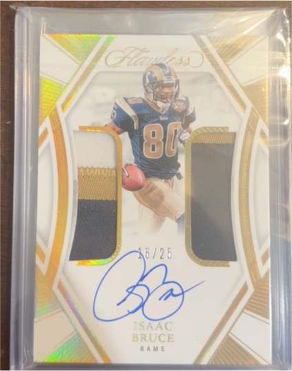 2020 Panini Flawless #16 Isaac Bruce — front
