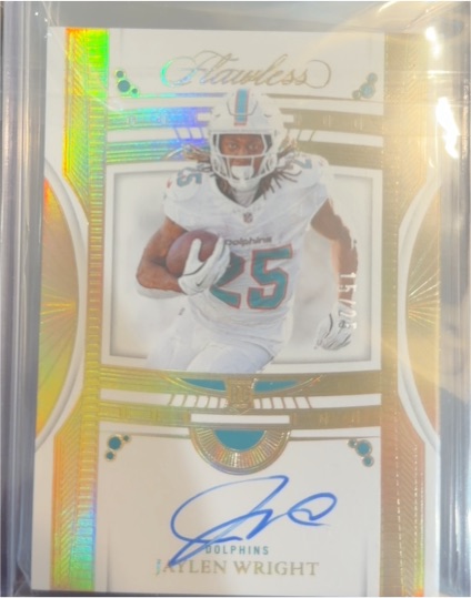 2022 Panini Flawless #14 Jaylen Wright — front