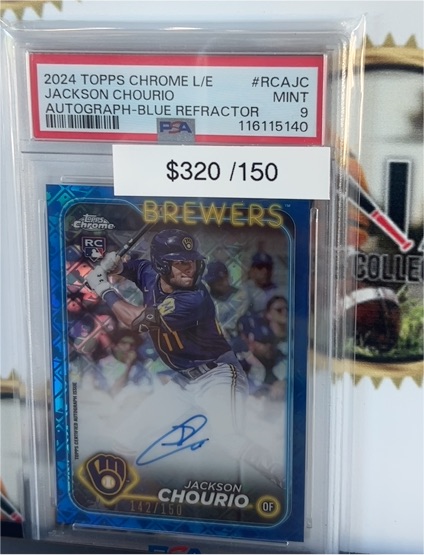 2024 Topps Chrome #RCAJC Jackson Chourio — front