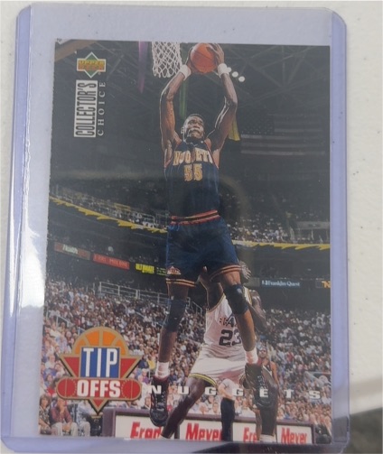1994-95 Upper Deck Collector's Choice #172 Dikembe Mutombo Denver Nuggets — front