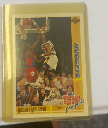 1991-92 Upper Deck #446 Dikembe Mutombo — front