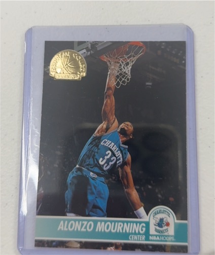 1994-95 Hoops #22 Alonzo Mourning — front