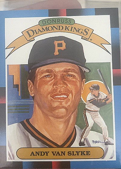 1988 Donruss Diamond Kings #18 Andy Van Slyke — front