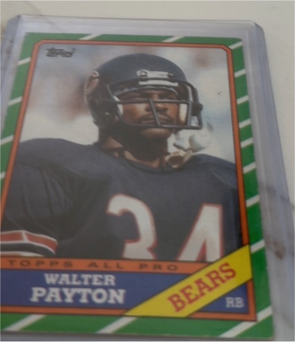 1986 Topps #11 Walter Payton — front