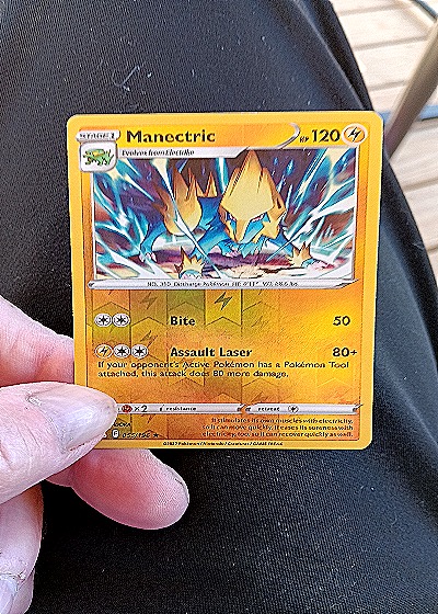 2022 Pokémon SWSH: Lost Origin #055 Manectric — front