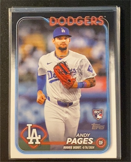 2024 Topps Update #US108 Andy Pages — front