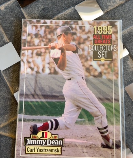 1995 Jimmy Dean All-Time Greats #6 Carl Yastrzemski — front