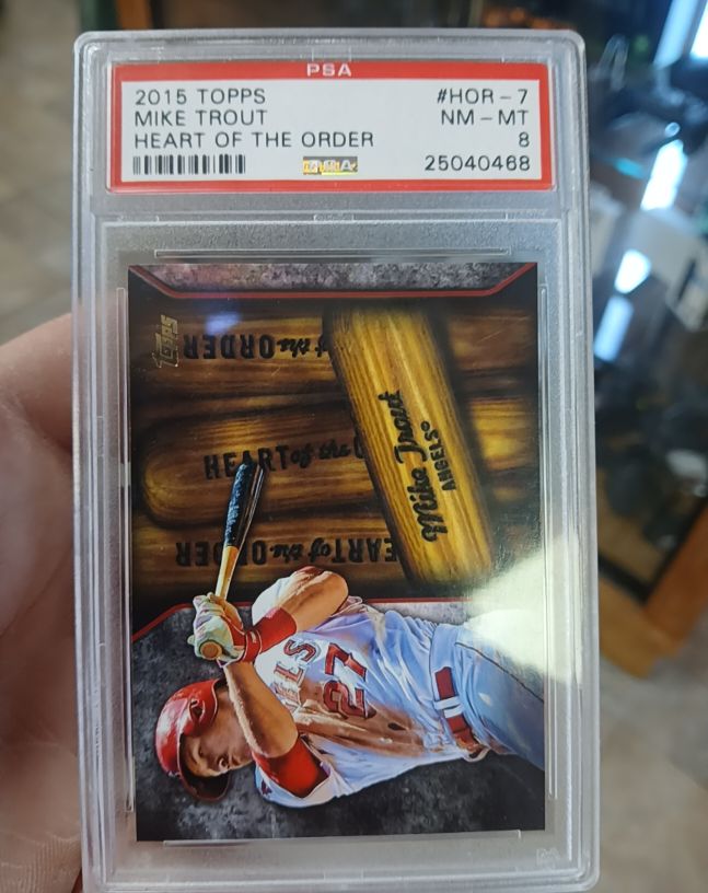 2015 Topps Heart of the Order #HOR-7 Mike Trout — front