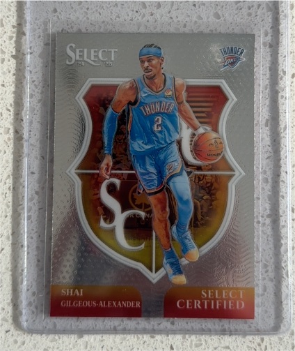 2024-25 Panini Select Certified #4 Shai Gilgeous-Alexander — front