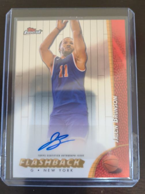 2024-25 Topps Finest #FBA-JBR Jalen Brunson Flashback — front