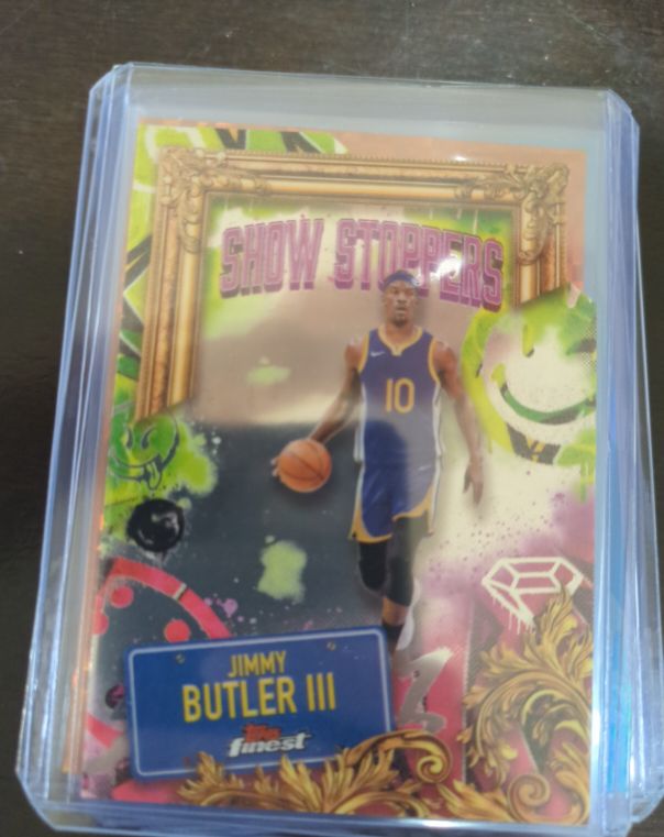 2024-25 Topps Finest #S-9 Jimmy Butler III Show Stoppers — front
