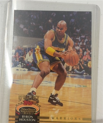 1992-93 Topps Stadium Club #350 Byron Houston — front