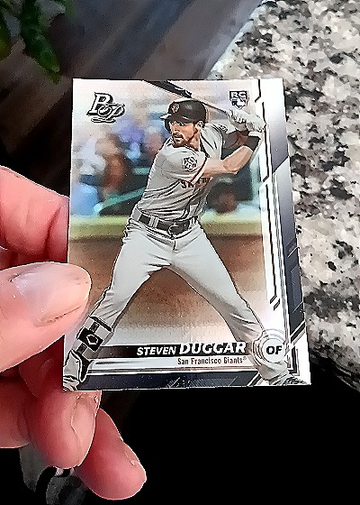 2019 Bowman Platinum #BDP-5 Steven Duggar — front