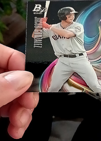 2018 Bowman Platinum #TOP-39 Jacob Gonzalez — front